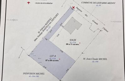 vente terrain 70 000 € à proximité de Saint-Laurent-Médoc (33112)
