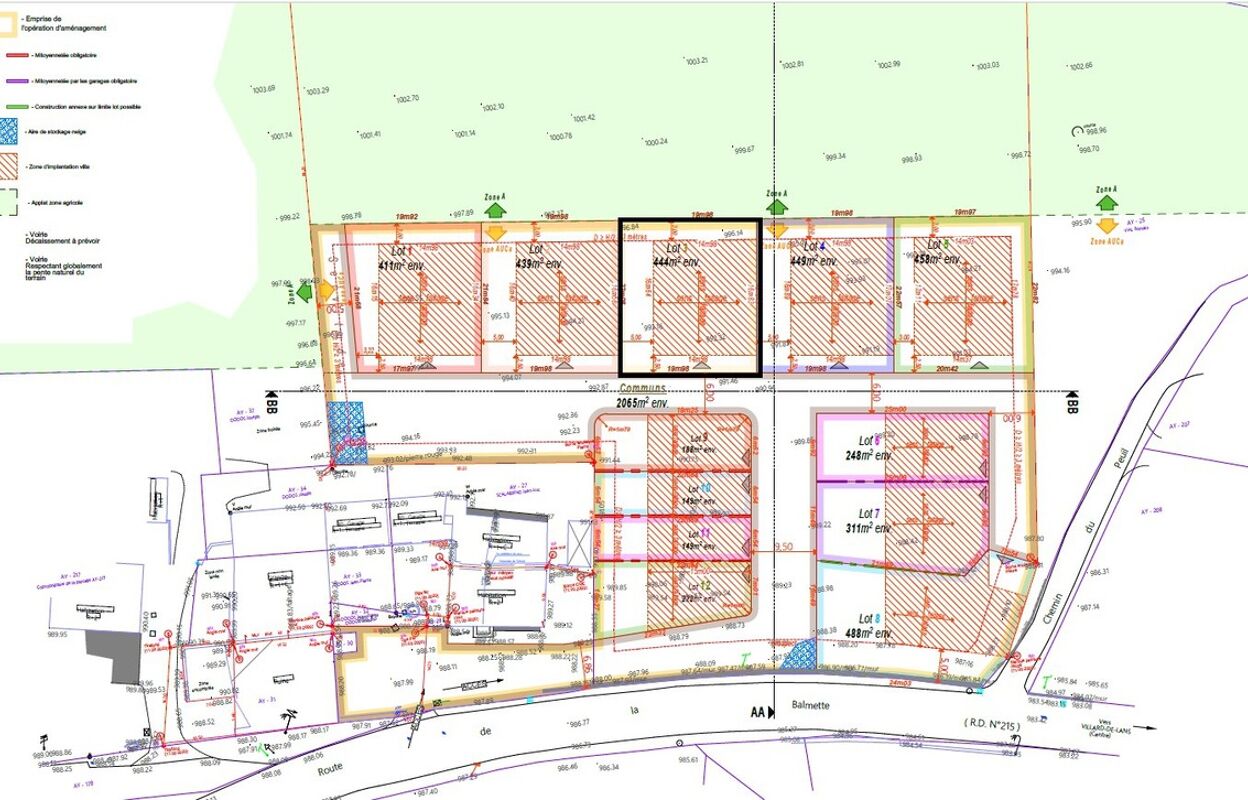 terrain  pièces 444 m2 à vendre à Villard-de-Lans (38250)