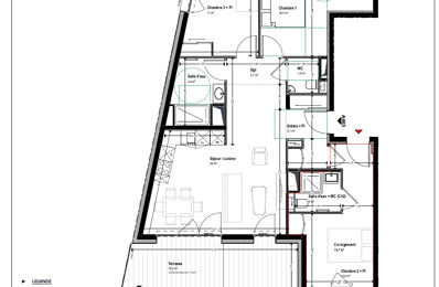 appartement 4 pièces 86 m2 à vendre à Chambéry (73000)