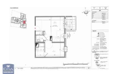 appartement 2 pièces 43 m2 à louer à Les Ponts-de-Cé (49130)