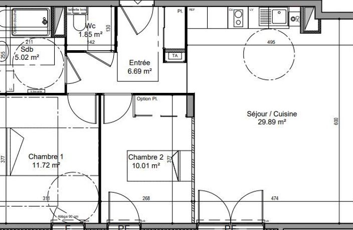 Appartement T3 neuf, Thonon-les-bains. — photo 2