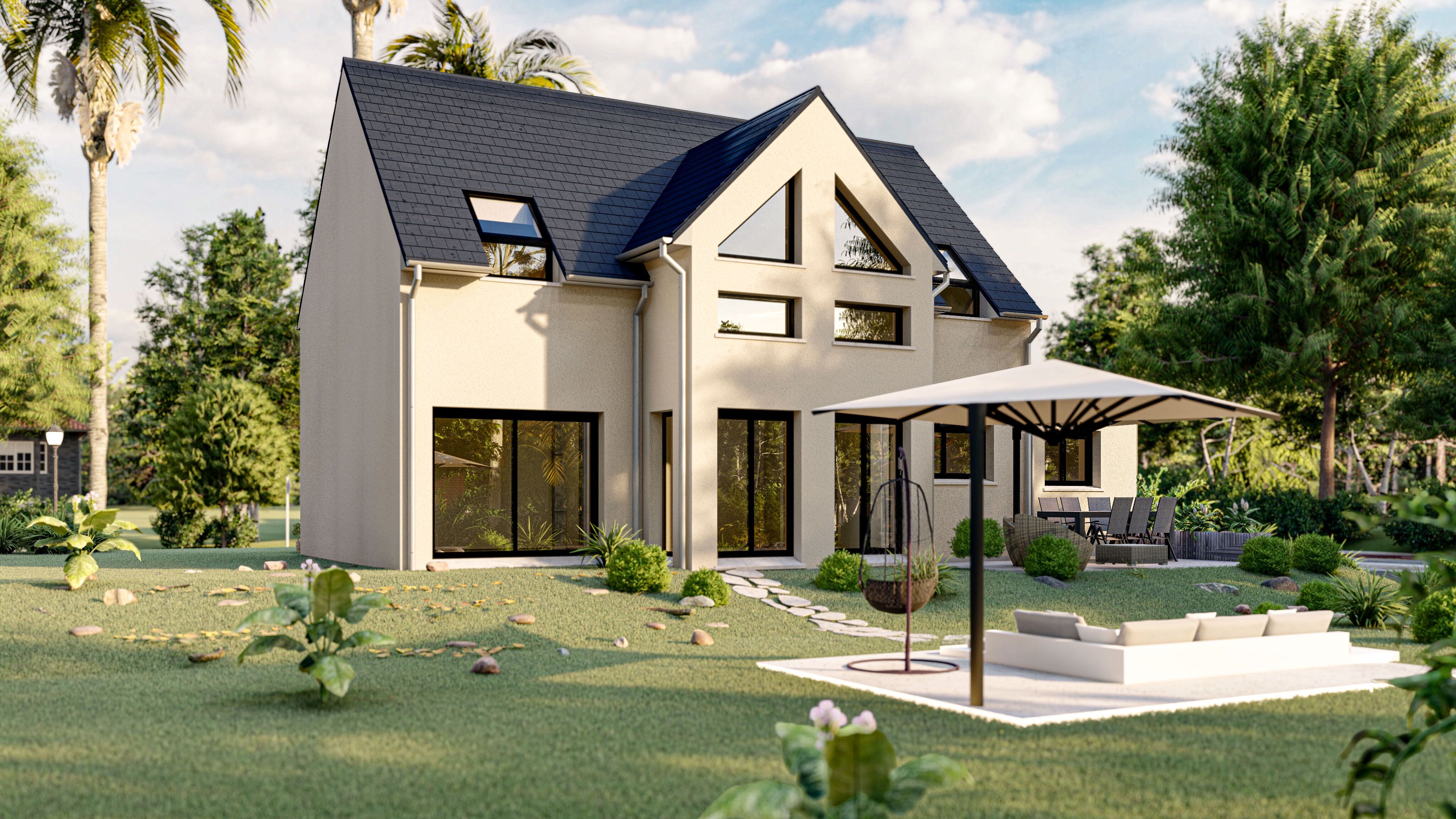 Terrain + Maison à Vendre - Secteur Maule 78