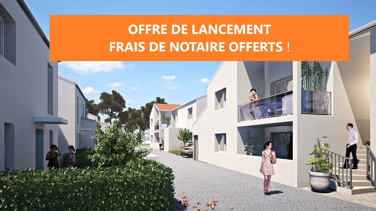 appartement neuf T1, T3 pièces 41 à 63 m2 à vendre à Talmont-Saint-Hilaire (85440)