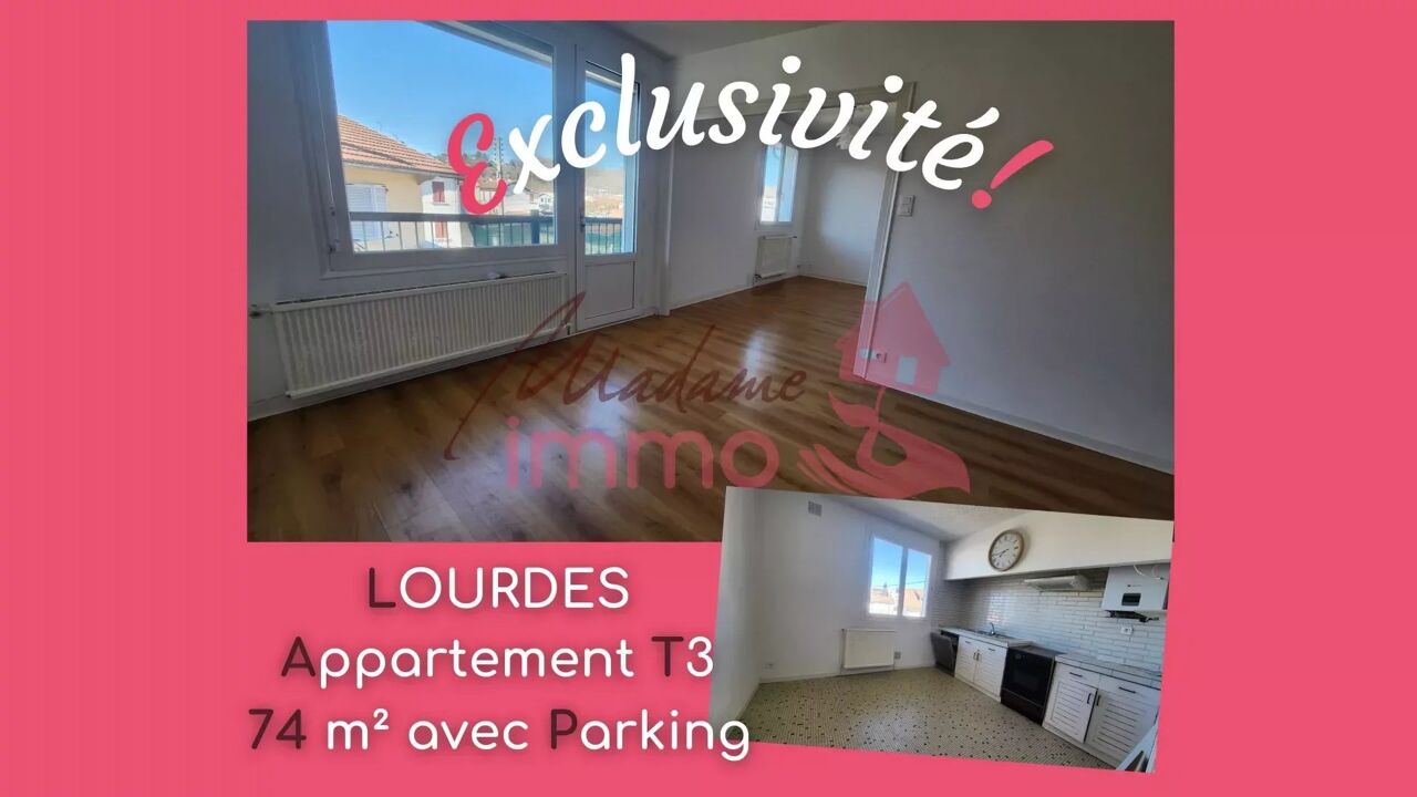 appartement 3 pièces 74 m2 à vendre à Lourdes (65100)