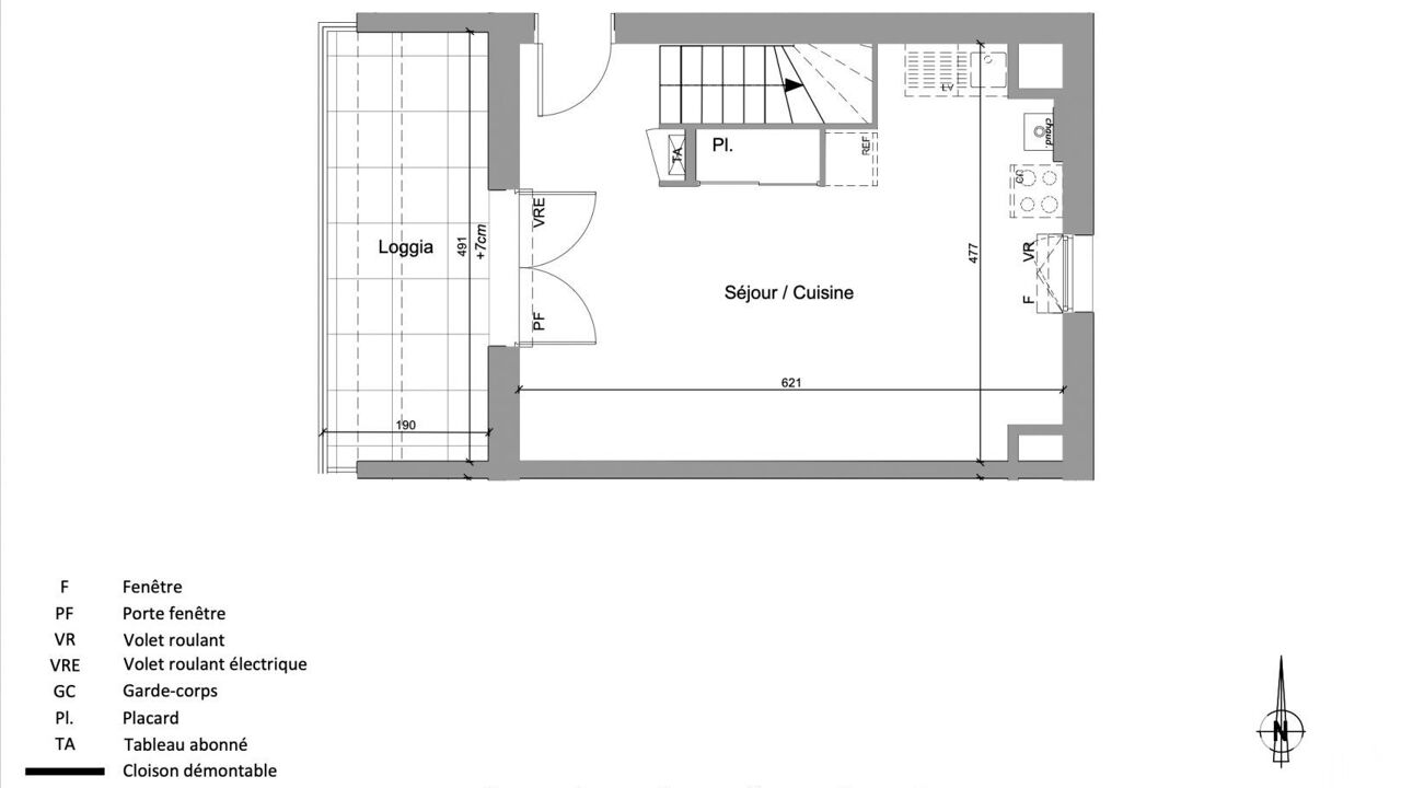 appartement 3 pièces 63 m2 à vendre à Jassans-Riottier (01480)