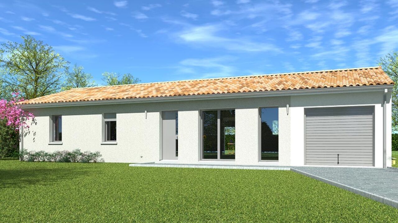 maison 90 m2 à construire à Coutras (33230)