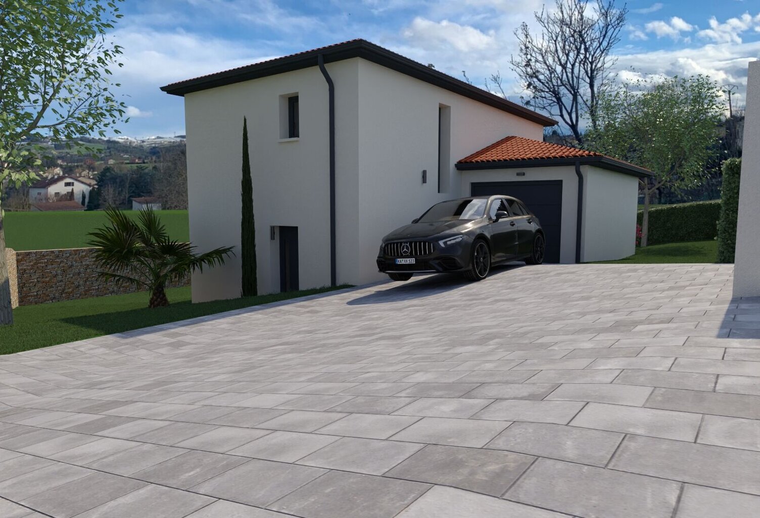 Maison neuve 3 chambres à BEAUZAC, sur un terrain viabilisé de 502m², à 35min de Saint Etienne, et 25min de Firminy, en Haute-Loire. — photo 1
