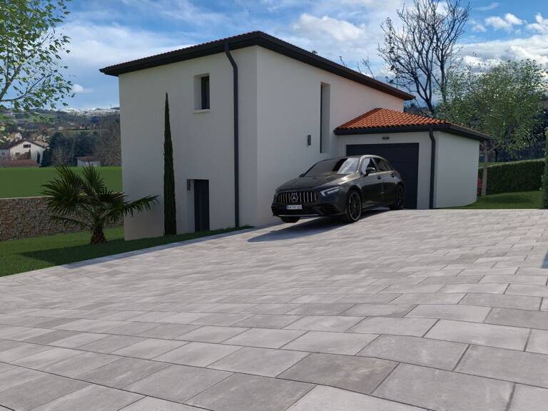 Maison neuve 3 chambres à BEAUZAC, sur un terrain viabilisé de 502m², à 35min de Saint Etienne, et 25min de Firminy, en Haute-Loire. — photo 1