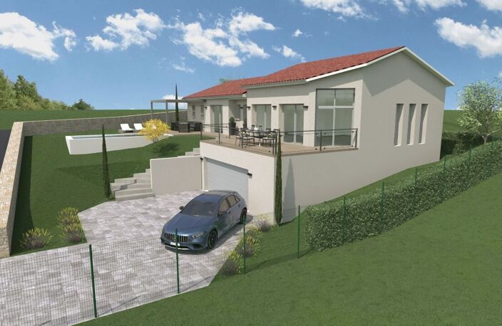 Maison neuve HAUT DE GAMME 3 chambres sur un joli terrain à Saint Bonnet Le Château. — photo 2