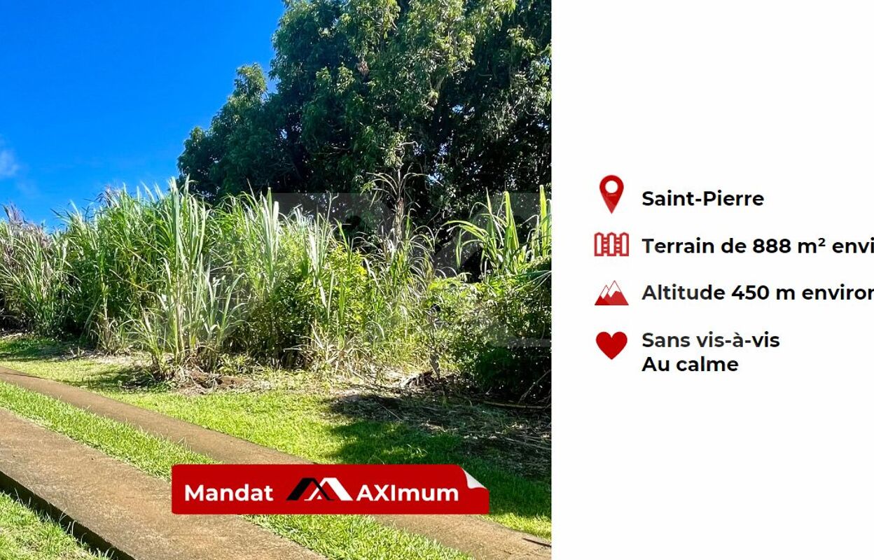 terrain  pièces 888 m2 à vendre à Saint-Pierre (97410)