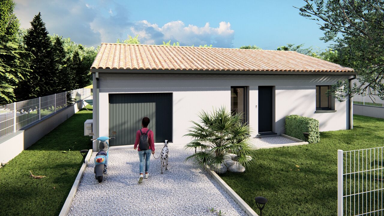 maison 70 m2 à construire à Bessières (31660)