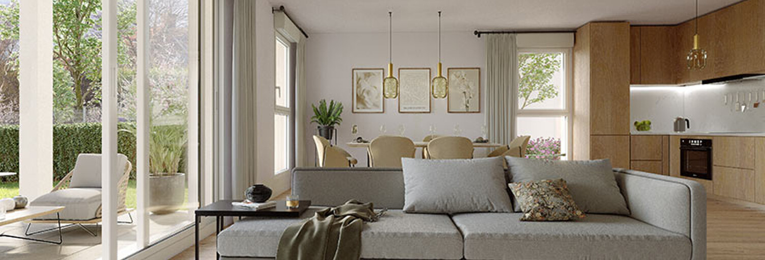 Appartement neuf T1, T2, T3, T4 Pièce 34 à 97 m² à vendre à Cébazat (63118)