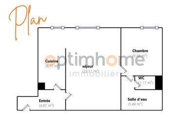 appartement 2 pièces 53 m2 à vendre à Deuil-la-Barre (95170)