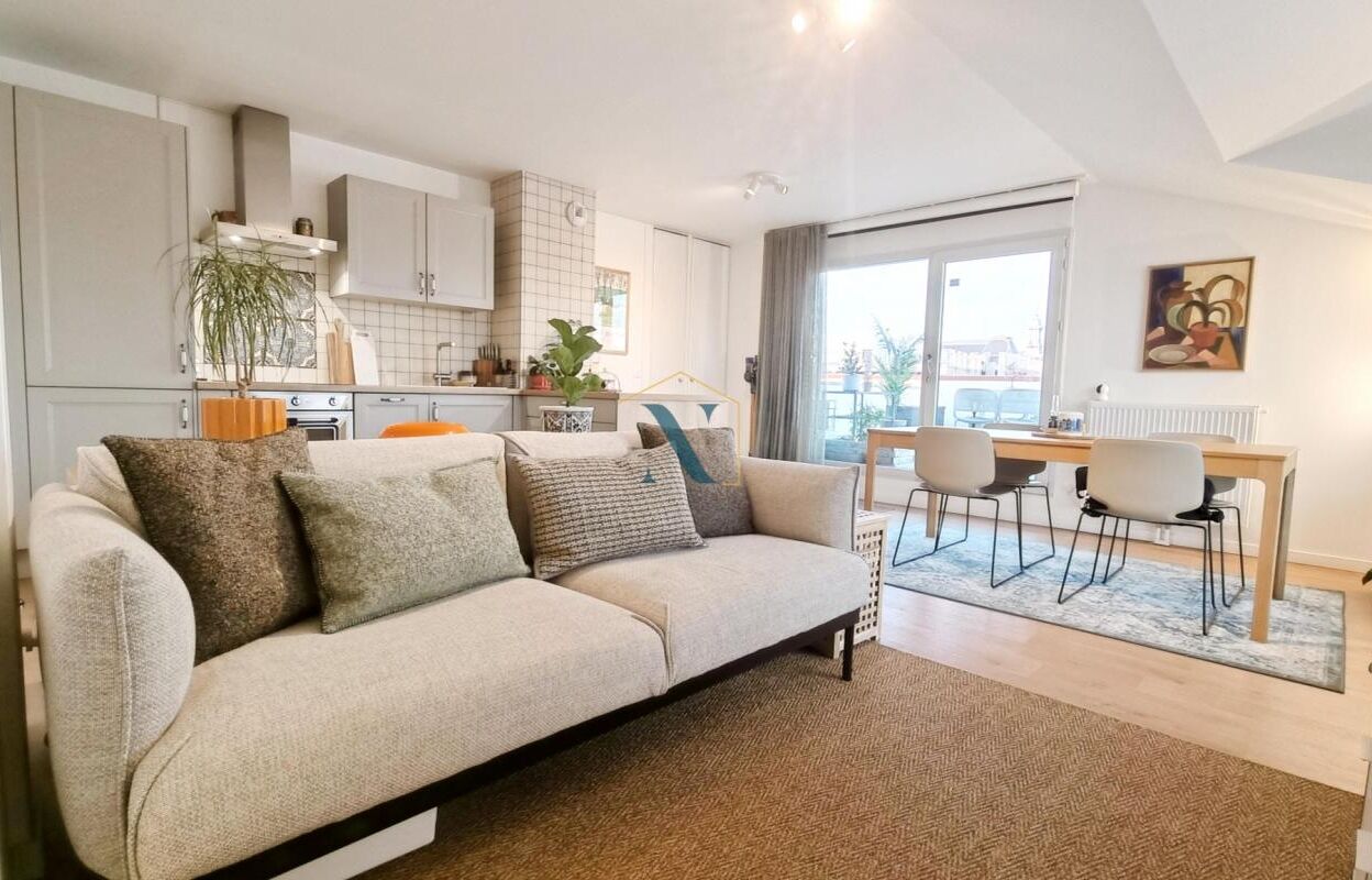 appartement 2 pièces 54 m2 à vendre à Roubaix (59100)