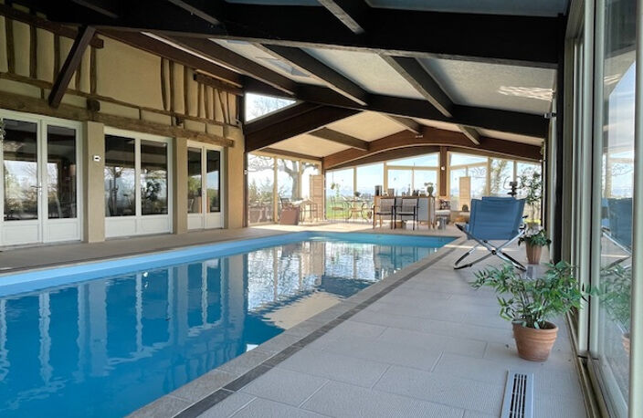 maison de maitre avec piscine intérieur et dependances aména — photo 3