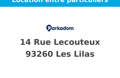 location garage 80 € CC /mois à proximité de Bobigny (93000)