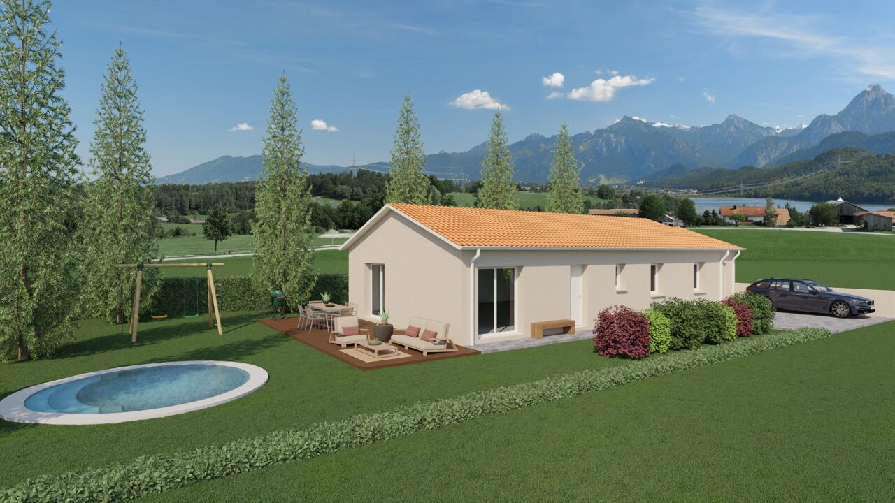 maison 90 m2 à construire à Saint-Sorlin-de-Morestel (38510)