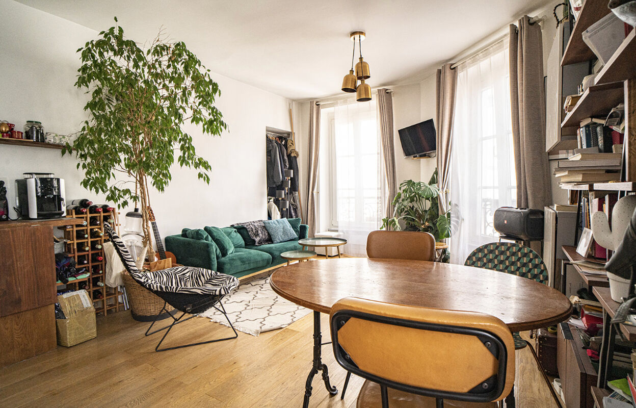 appartement 2 pièces 38 m2 à vendre à Paris 18 (75018)