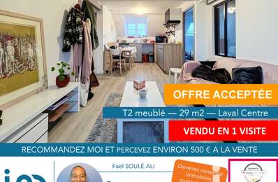 appartement 2 pièces 29 m2 à vendre à Laval (53000)