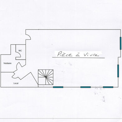 Appartement 1 pièce 41 m²