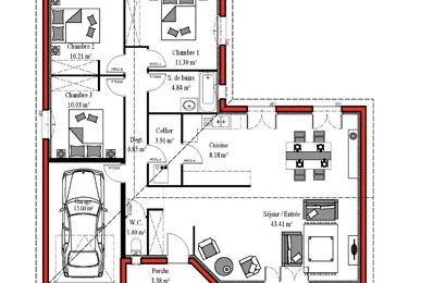 maison 4 pièces 100 m2 à vendre à Goos (40180)