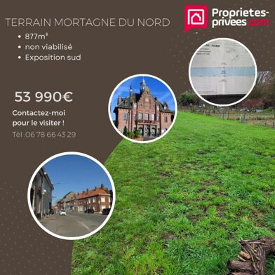 Terrain 877 m²