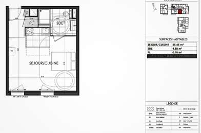 Appartement 1 pièces 189000 €