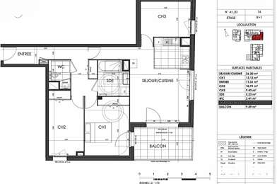 Appartement 4 pièces 399000 €