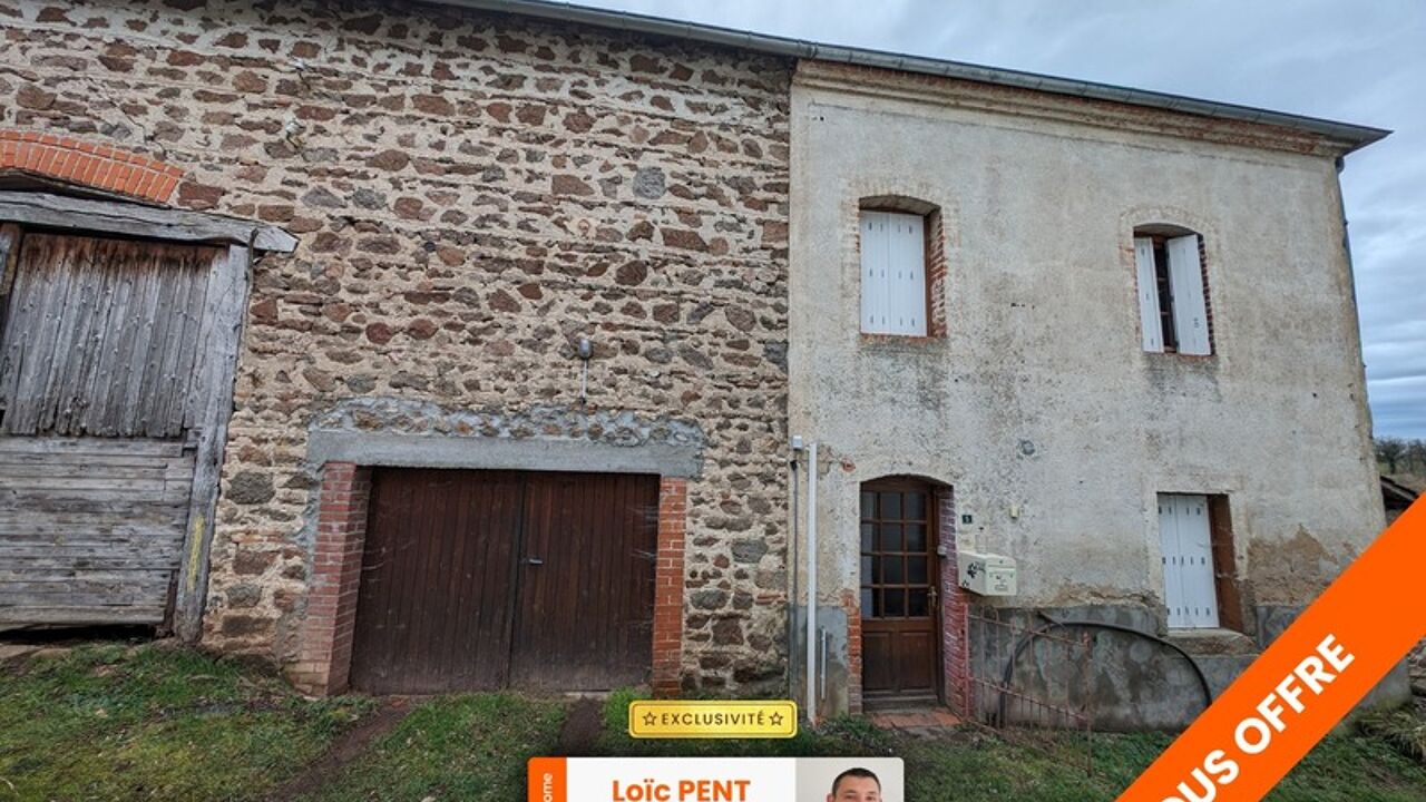 maison 3 pièces 60 m2 à vendre à Nizerolles (03250)