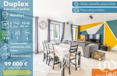 vente appartement 99 000 € à proximité de Beaucourt (90500)