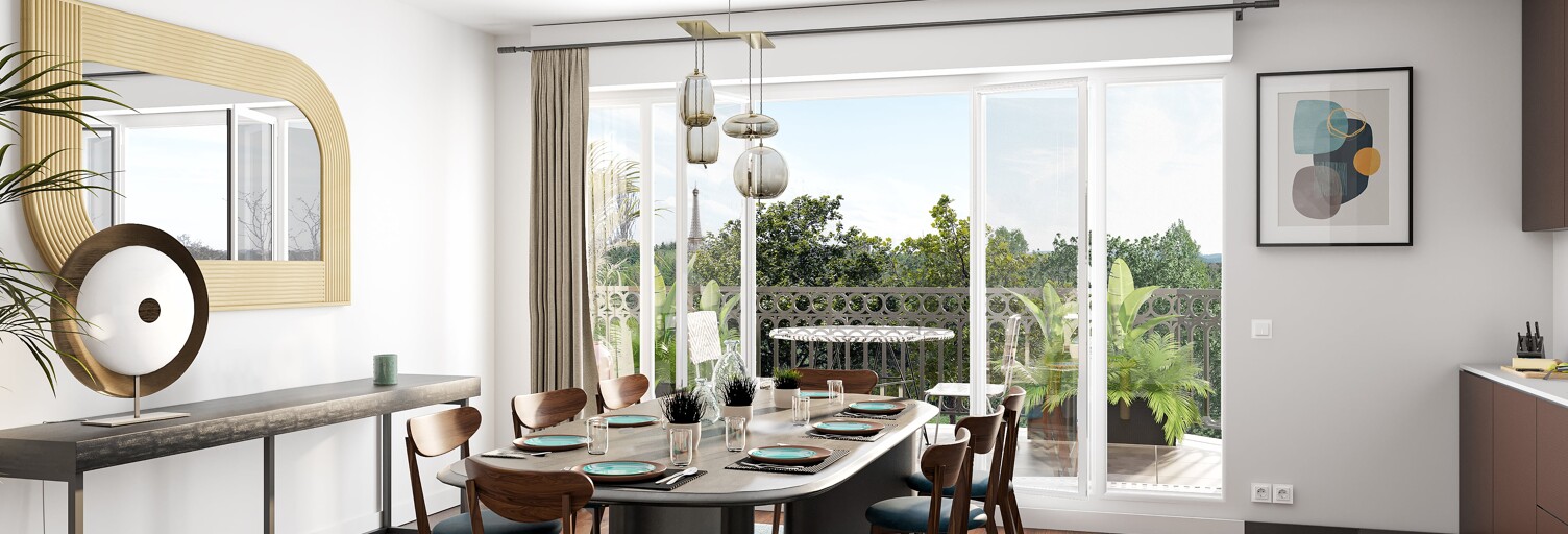 Appartement neuf T1, T2, T5 Pièce 29 à 119 m² à vendre à Puteaux (92800)