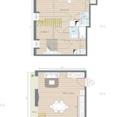 Appartement 3 pièces 460000 €