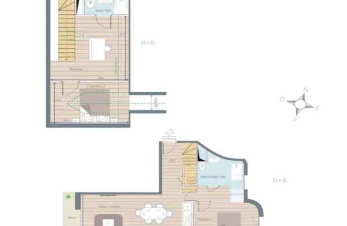 Appartement Duplex 80m2 en étage élevé — photo 4