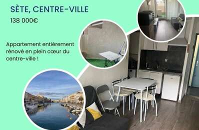 appartement 2 pièces 24 m2 à vendre à Sète (34200)