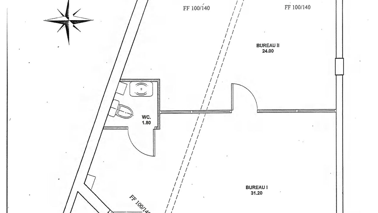 commerce  pièces 57 m2 à louer à Montpellier (34000)