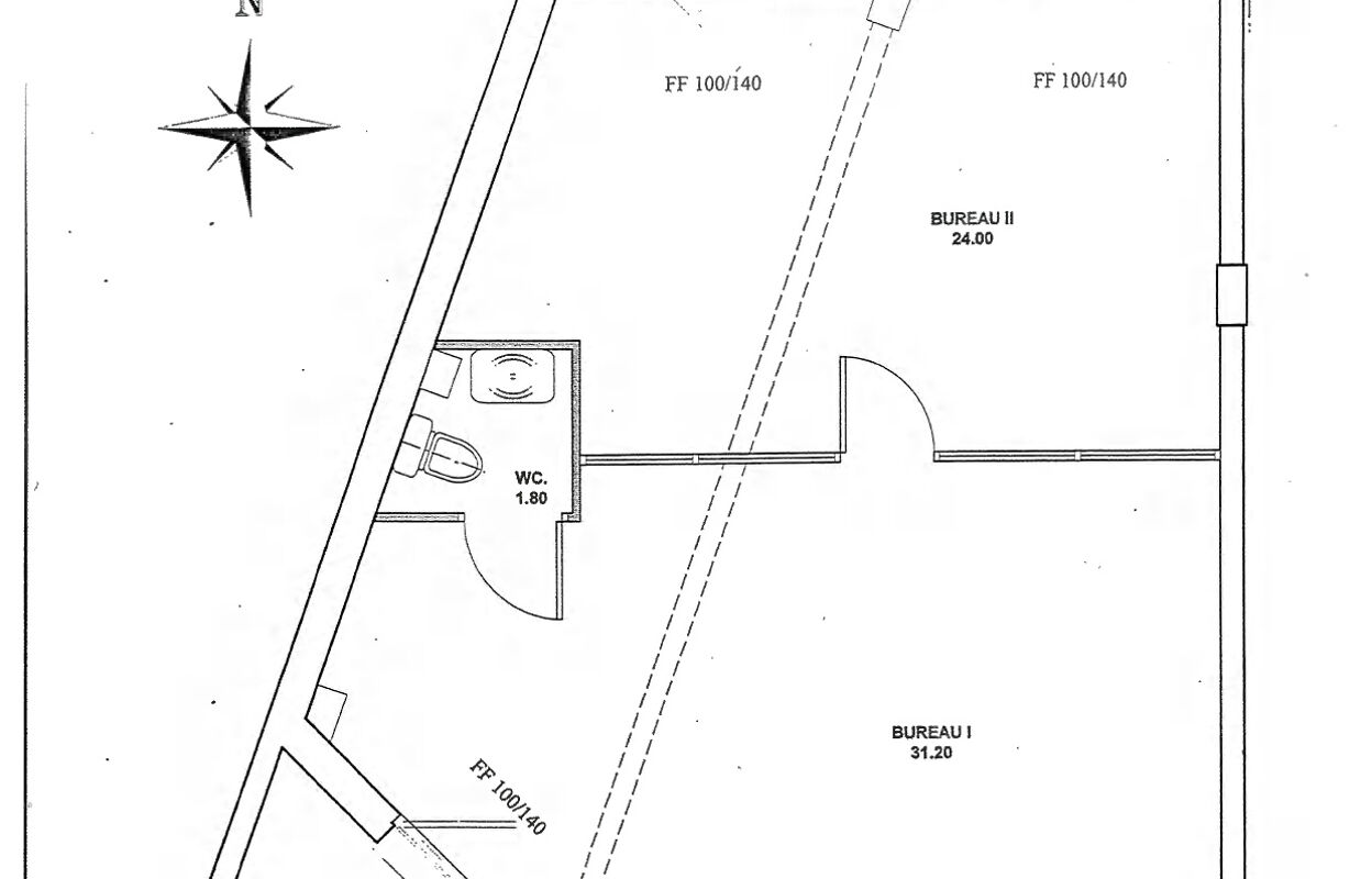 commerce  pièces 57 m2 à louer à Montpellier (34000)