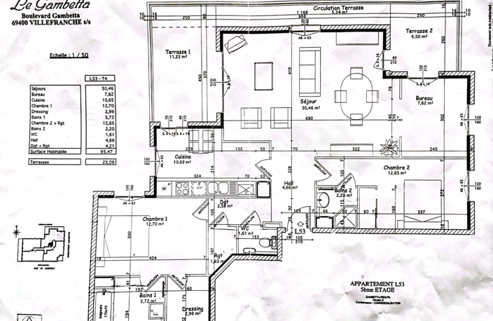 Appartement T4 Villefranche Centre — photo 2