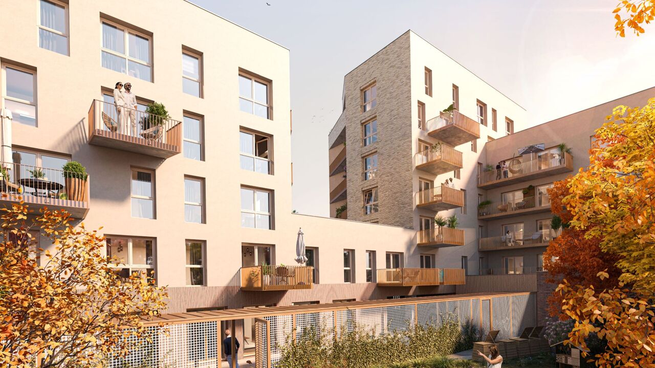 appartement neuf T2, T3, T4 pièces 46 à 85 m2 à vendre à Lille (59000)