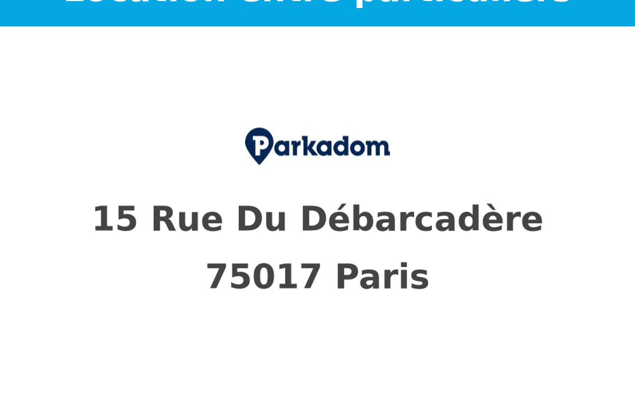 garage  pièces  m2 à louer à Paris 17 (75017)