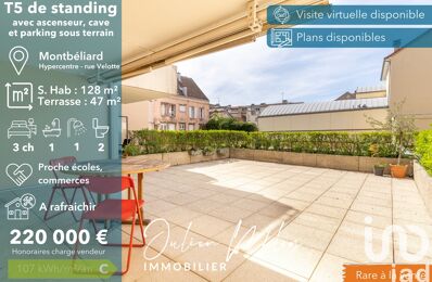 vente appartement 220 000 € à proximité de Brognard (25600)