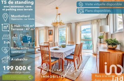 vente appartement 199 000 € à proximité de Seloncourt (25230)