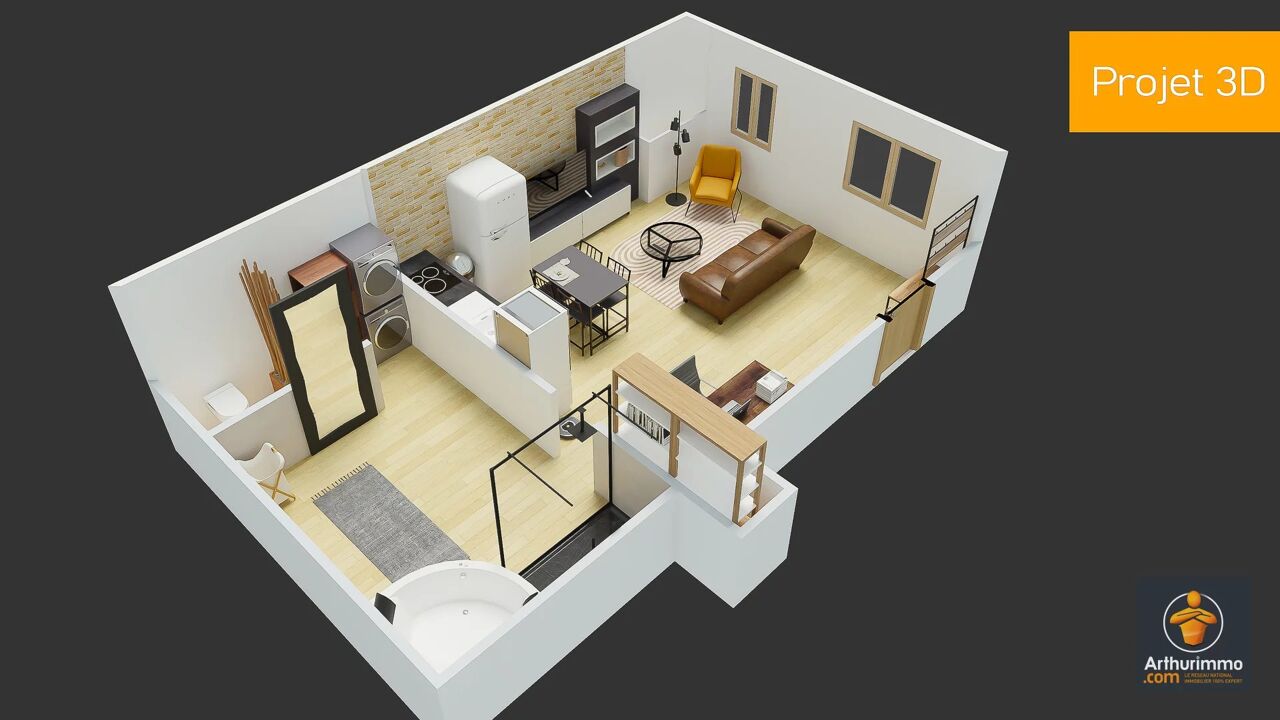 appartement 3 pièces 71 m2 à vendre à Soucieu-en-Jarrest (69510)