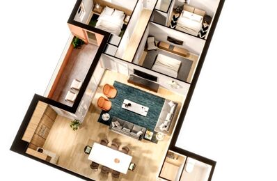 appartement 4 pièces 97 m2 à vendre à Draguignan (83300)