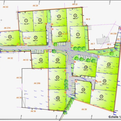 Terrain 522 m²