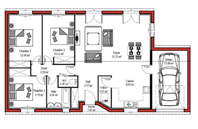 maison 3 pièces 90 m2 à vendre à Castets (40260)