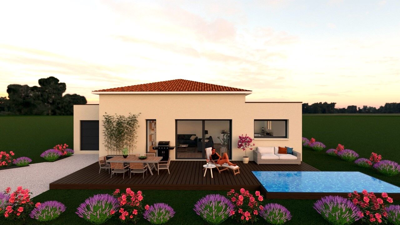 maison 90 m2 à construire à Vendres (34350)