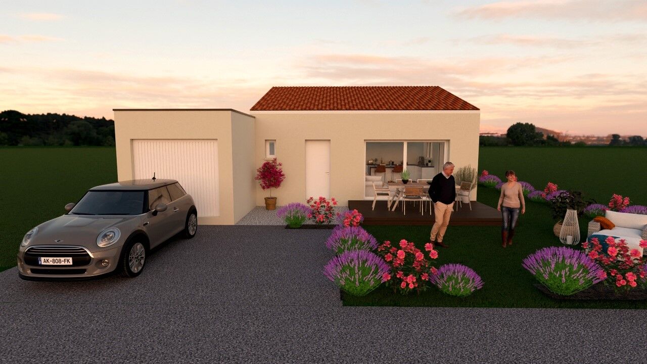 maison 90 m2 à construire à Gignac (34150)