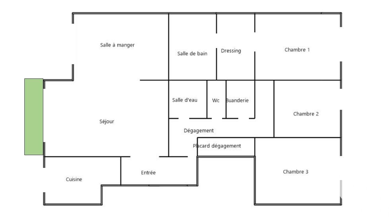 appartement 5 pièces 105 m2 à vendre à Saint-Maurice (94410)