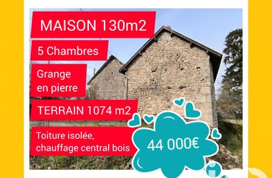 vente maison 50 000 € à proximité de Saint-Georges-Nigremont (23500)