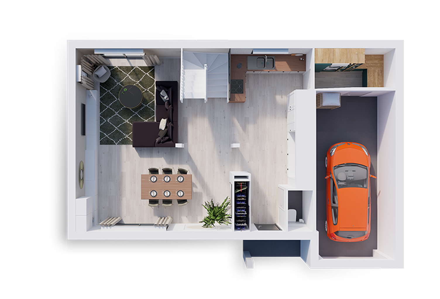 Vente maison à construire  Seiches-sur-le-Loir (49140) — photo 1